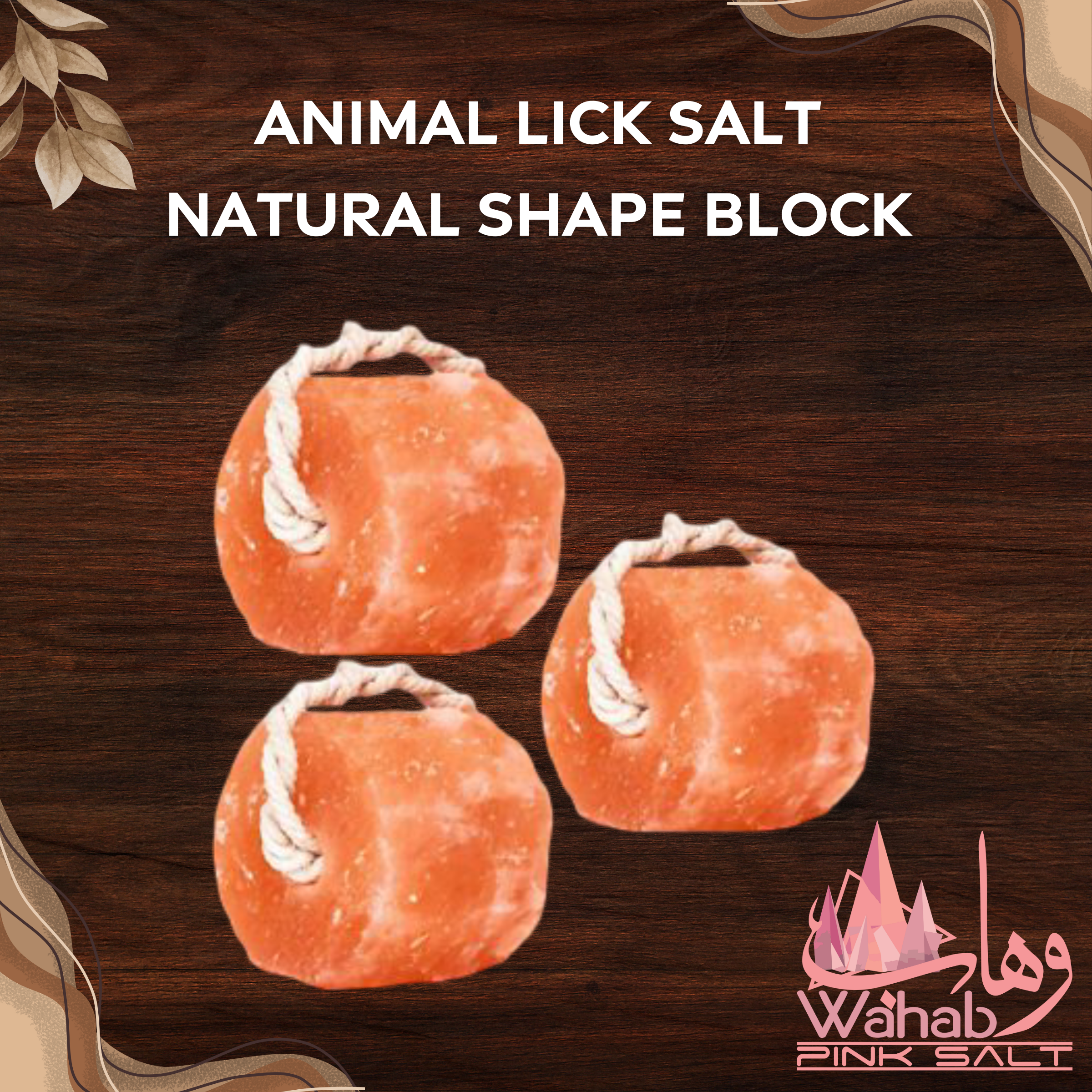 Animal Lick Salt - Natural Shape Block