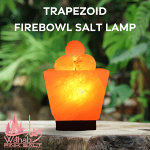 Himalayan Trapezoid Firebowl Salt Lamp