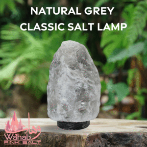 Himalayan Salt Classic Lamp - Grey