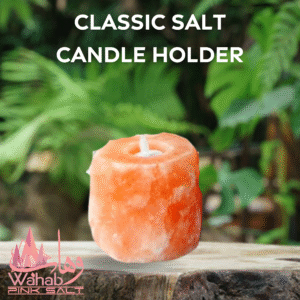 Himalayan Salt Candle Holder - Classic