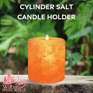 Himalayan Salt Candle Holder - Cylinder