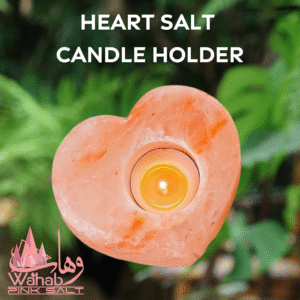 Himalayan Salt Candle Holder - Heart