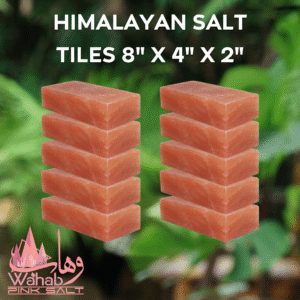 Himalayan Salt Tile 8" x 4" x 2"