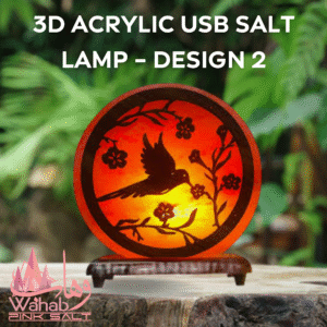 3D Acrylic USB Salt Lamp - Design 2
