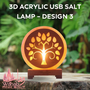 3D Acrylic USB Salt Lamp - Design 3