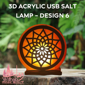 3D Acrylic USB Salt Lamp - Design 6
