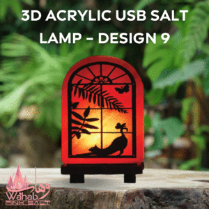 3D Acrylic USB Salt Lamp - Design 9