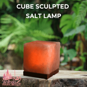 Sculpted Salt Lamp - Cube