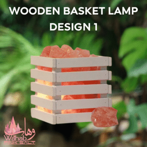 Wooden Basket Lamp - Design 1